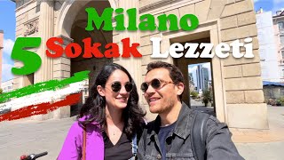 İtalya | Milano&#39;da En İyi 5 Sokak Lezzeti! GÜNLÜK Milano Yemek Turu @italyadazaman