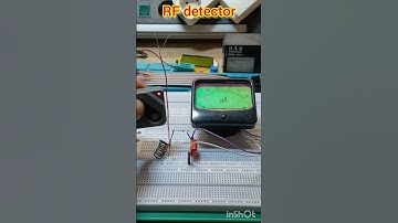 RF detector without battery