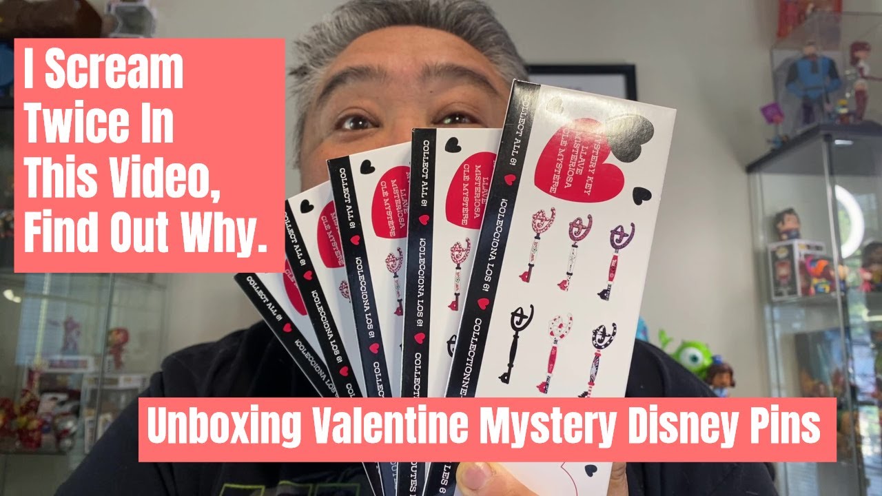 I Scream Twice In This Video. Find Out Why || Unboxing Valentine Mystery Disney Keys