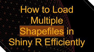 How to Load Multiple Shapefiles in Shiny R Efficiently