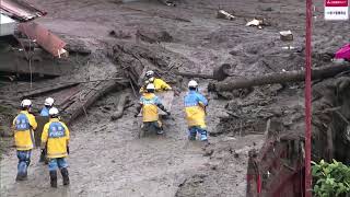 Japan's landslide rescue, with about 80 missing