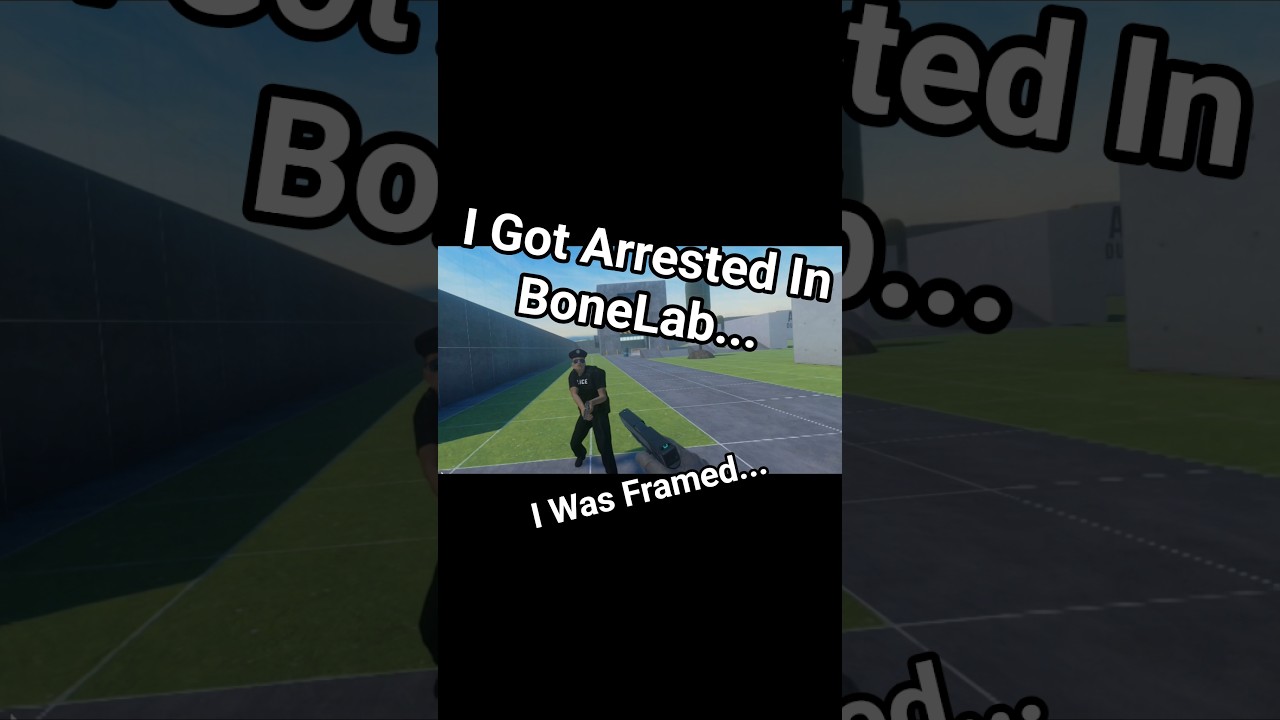 I Got Arrested In BoneLab... Kinda #bonelab #vr #pcvr #mods #gaming #funny #police #arrested