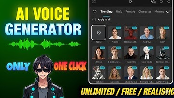 Generate AI Voice in CapCut with One Click 🔥 | CapCut AI Voice Tutorial in Hindi | YFAI