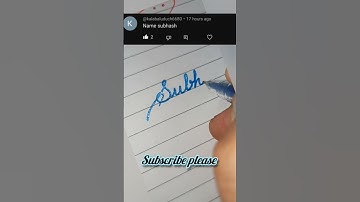 Subhash #handwriting #writting #calligraphy #shorts