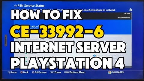 How To Fix PS4 CE-33992-6 Internet connection test Error