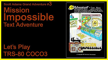 Secret Mission [COCO] TRS-80 Color Computer - Scott Adams Grand Adventure #3 - Full Solution