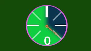 CLOCK green screen video