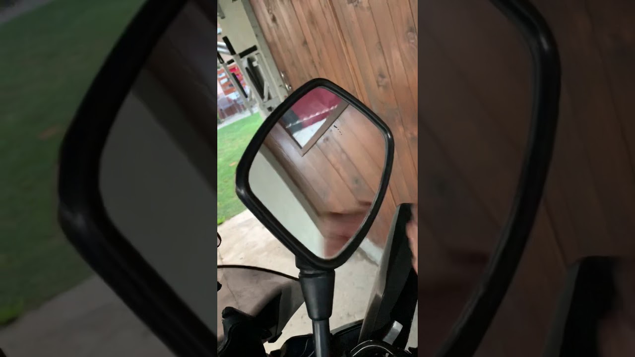 Suzuki V Strom side mirror rattle YouTube