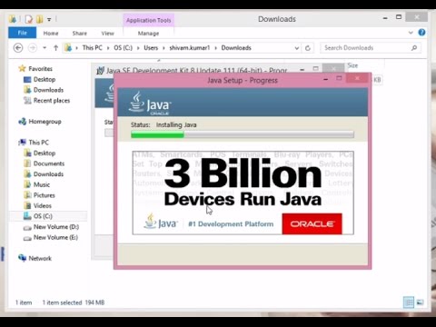 java compiler for windows 8 64 bit