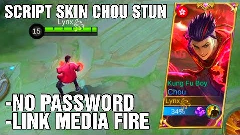 Script skin Chou stun no password | Mobile Legends Bang Bang