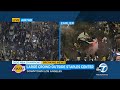 Fans descend on Staples Center after Lakers win title | ABC7