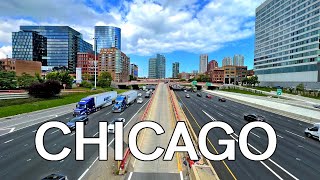 Driving in Chicago Illinois, USA - 4K