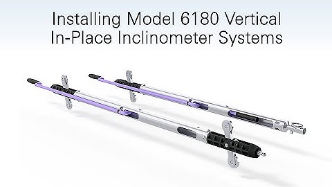6180 Vertical In-Place Inclinometer System Installation