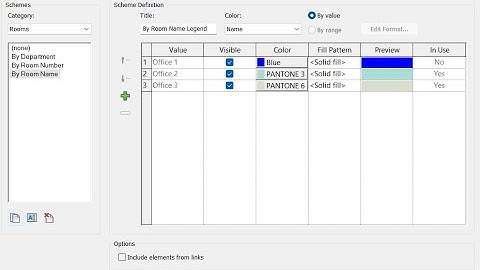 Create a Color Scheme- Revit Tutorial