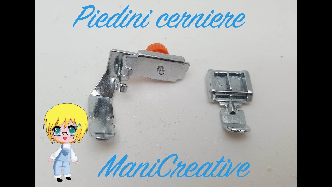 Piedino per cordoncino e cerniere