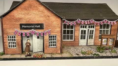 Realistic wooden model buildings for your layout designed by @McMillanModelKits 