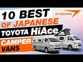 10 BEST of Toyota HIACE Camper VANs | BE FORWARD