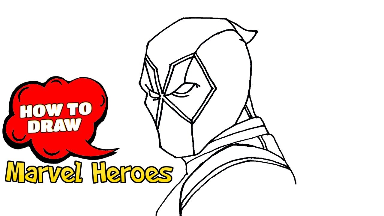 How to draw Marvel characters | Marvel Heroes Sketches easy things to draw  with pen - YouTube
