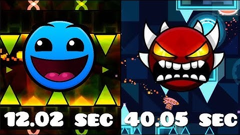 [4k 60fps] The SHORTEST Level of EVERY Difficulty...