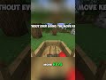 Minecraft No Jump Challenge: Creative Movement Strategies #shorts