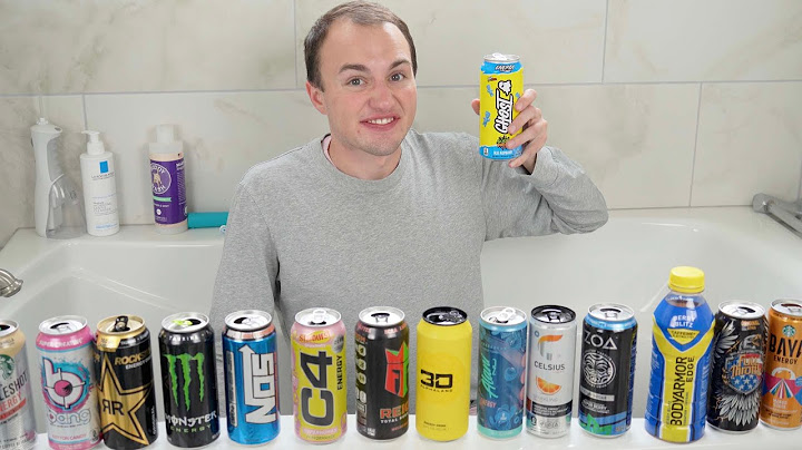 Reviewing Every Energy Drink Brand... in a bathtub