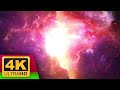 3 HOURS - Shine of Supernova Star (Deep Space Background) Calm ambient music 4K