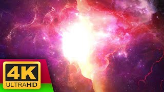 3 HOURS - Shine of Supernova Star (Deep Space Background) Calm ambient music 4K