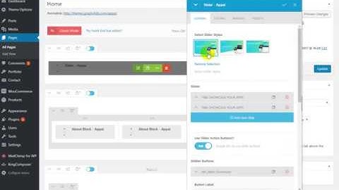 Appai - App Landing WordPress Theme page builder demo