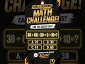 What’s Your Math IQ? Pick the Right Answer👇 #brainteaser #mathtricks #mathpuzzles #dailychallenge