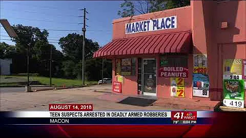 Teenagers charged with murder in two deadly shootings at Macon convenience stores
