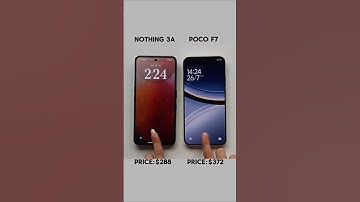 "Nothing Phone 3A vs Poco F7 – Fingerprint Unlock Test! Which is Faster?"😱