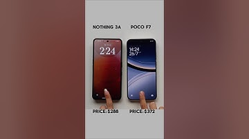 "Nothing Phone 3A vs Poco F7 – Fingerprint Unlock Test! Which is Faster?"😱