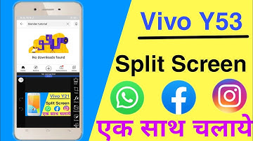 How To Use Split Screen On Vivo Y53 || Vivo Y53 Split Screen
