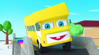 If You're Happy and You Know It Jump Aboard! | Bus Nursery Rhymes and Educational Videos for Kids