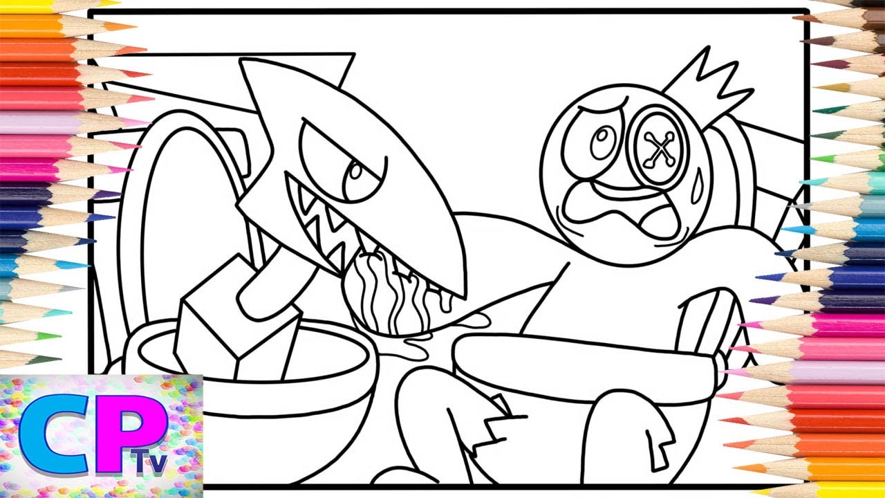 Skibidi Toilet Become Rainbow Friends/@coloringpagestv Elektronomia - Nostalgia [NomiaTunes Release]