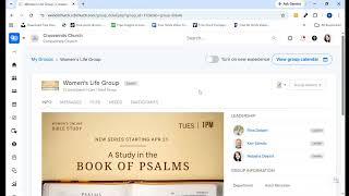 Tutorial for using groups on CCB and Lead App