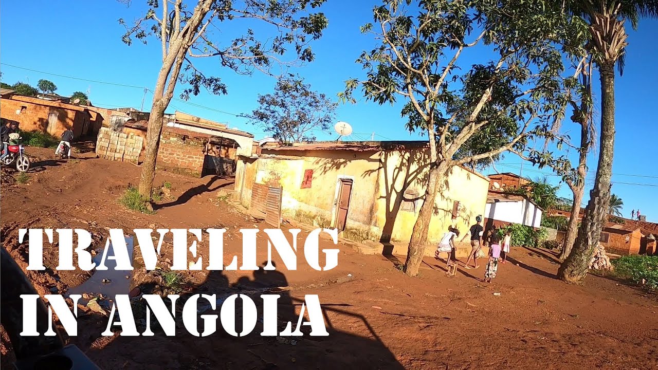 Touring My Village in Angola on motorbike