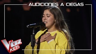 Rocío Avilés canta 'No te pude retener' | Audiciones a ciegas | La Voz Kids Antena 3 2021