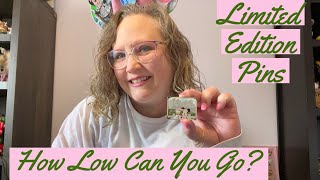 How Low Can You Go? | Sharing My Lowest Edition Disney Pins | Limited Edition Pins