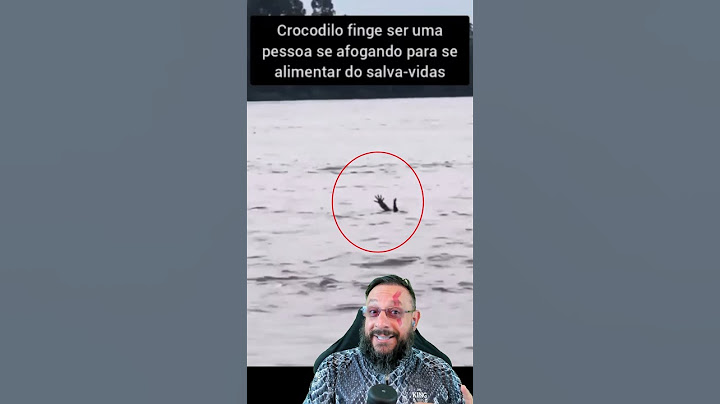 Crocodilo finge se afogar pra pegar salva vidas? #biologohenrique #animais #bichoesperto #biologo