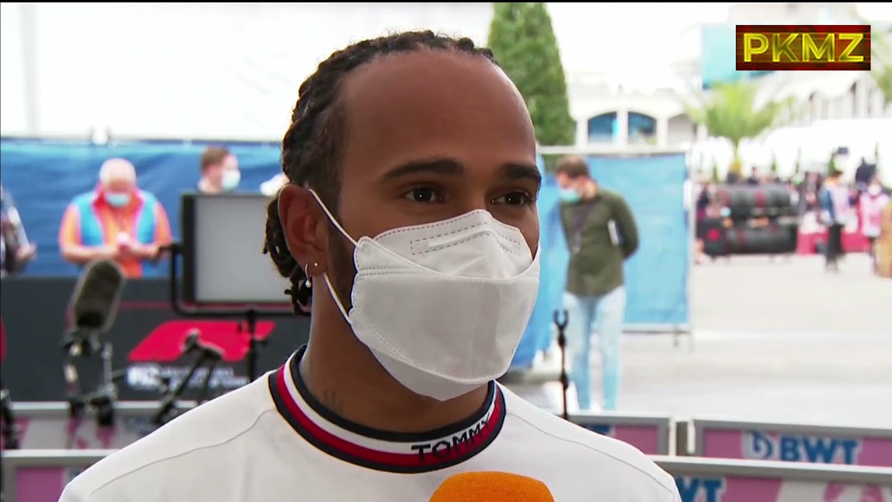 F1 Istanbul Park 2021 - Post Turkey GP Qualifying interview with Lewis Hamilton "Chasing Bottas"