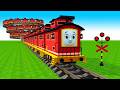 【踏切アニメ】あぶない電車 TRAIN Climbing Pynamid | Fumikiri 3D
