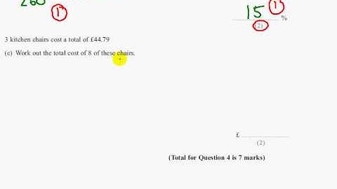 Edexcel  GCSE Maths Modular Higher   Unit 3   June 2012   Q4abc