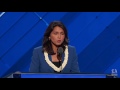 Rep. Tulsi Gabbard of Hawaii nominates Bernie Sanders at the Democratic National Convention