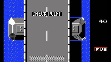 Road Fighter Walkthrough NES HD 1080p