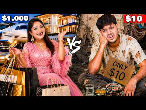 অন্তরা এখন কোটিপতি মেমসাহেব! 😱 | $10 VS $1,000 Dollar Challenge | Rakib Hossain