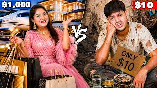 অন্তরা এখন কোটিপতি মেমসাহেব! 😱 | $10 VS $1,000 Dollar Challenge | Rakib Hossain