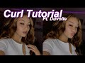 How To: Flat Iron Curls Ft. Duvolle | torie