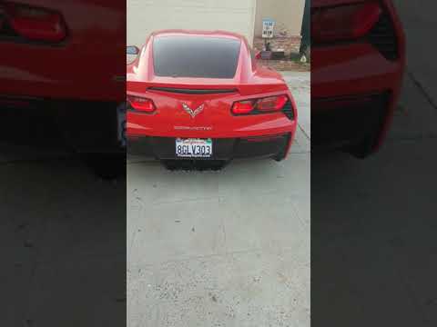 C7 Corvette Awe track edition axle back