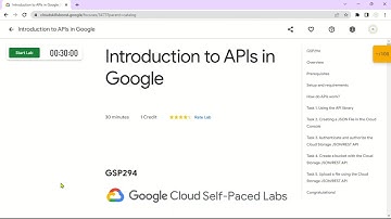 Introduction to APIs in Google | GSP294 | Solution